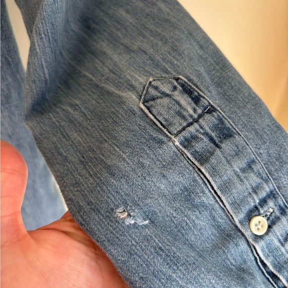 Ralph Lauren Women’s Blue Denim Shirt - Medium - Picture 4 of 5